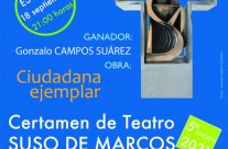 Estreno de la obra «CIUDADANA EJEMPLAR», de Gonzalo Campos Suárez, ganadora de V Certamen de Teatro Suso de Marcos. Premio Ciudad de Málaga 2021
