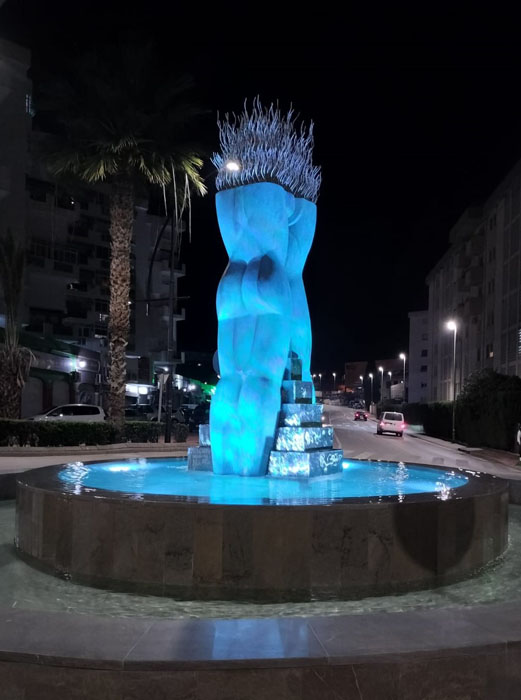 Inauguración de la » Fuente de la vida»  Rincón de la Victoria. Málaga
